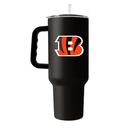 Logo Brands Cincinnati Bengals 40oz Flipside Powder Coat Tumbler 607-S40PT-34